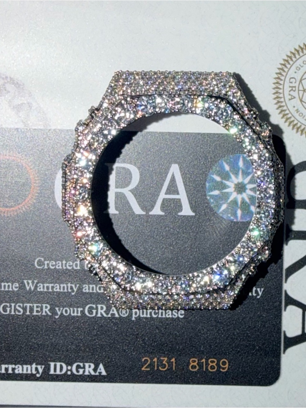 G-Shock Crystal Pavé Bezel - Silver Sparkle